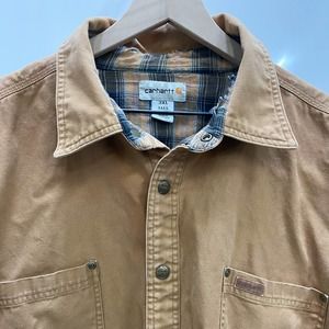 Vintage Carhartt Men’s Flannel Lined Jacket 3XL Tall